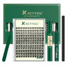 KEYYOU Lash Clusters Kit Natural Wispy Clusters for a Fresh Everyday Look
