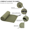 Rainleaf Microfiber Towel Quick Dry Camping & Travel & Gym Towel. Compact