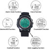 Sports Referee Watch Football Soccer Game Coach Referee Timer with Stainless Steel Buckle & Referee Whistle with