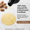 Naturevibe Botanicals Sweet Almond Oil 32 Ounces | 100% Pure and Natural Unrefined Cold Pressed Carrier Oil | Great