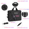WUHBJJXY Premium Black,17.3-18.4Inch Laptop Briefcase with Cross-Body Shoulder, DVD Player bag,Painting board