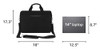 WUHBJJXY Premium Black,17.3-18.4Inch Laptop Briefcase with Cross-Body Shoulder, DVD Player bag,Painting board