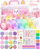 ZiZa Cute Nano Tape Bubble Kit for Kids, DIY Squishy Stress Ball Making Maker Kit, Birthday Gifts for 4 5 6 7 8 9 10