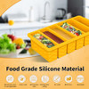2-Pack Silicone Freezer Trays with Lid, 2 Large 2-Cup(500ml) & 6 Small 1/2-Cup(125ml) Soup Freezer Container Molds,