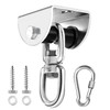 Eapele Heavy Bag Hangers Brackets for Wood Beam 360° Swivel