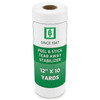 HBI Peel & Stick Tear Away Embroidery Stabilizer Roll, 12 in x 10 yd