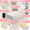 Ultimate Baby Keepsake Box for Boys & Girls - Unique New Parents Gifts for Couples - 10 Beautiful Keepsake Ideas