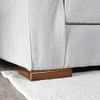 AORYVIC Wooden Bed Riser 1 inch Sofa Risers for Furniture L Shaped Couch Sofa Feet Dresser Leg Set of 4 (Brown, 1 inch)