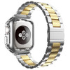 Compatible with Apple Watch Ultra 3/2/1 Band and Case, Stainless Steel Metal Chain with TPU Cover, Smart-Watch Link