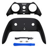 eXtremeRate Top Bottom Decorative Trim Shell Compatible with ps5 Edge Controller DIY Replacement Front Back Clip