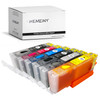 HEMEINY Compatible Refillable Ink Cartridge Replacement for Canon PGI-250 CLI-251 PGI-250XL CLI-251XL,Works with Pixma