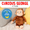 Kids Preferred Curious George Monkey Stuffed Animal Plush Toys Soft Cutest Cuddle Plushie Gifts for Baby and Toddler