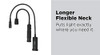 NextLED NT-7647 20-Inch Gooseneck Flashlight with Magnetic Base, Cree LED, Zoomable Lens, IP54 Rating Waterproof.
