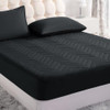 NTBAY Twin Waterproof Mattress Protector, 15 Inch Pocket, Black