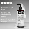 STMNT Grooming Goods Shampoo, 10.1 oz | SLS/SLES Sulfates Free | Activated Charcoal & Menthol | Removes Build Up |
