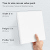 PHOENIX Stretched Canvas for Painting 8x8 Inch/7 Value Pack, 8 Oz Triple Primed 5/8 Inch Profile 100% Cotton White