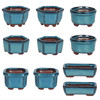 Bonsai Planter Succulent 1.8"(4.5cm) 10 Mini Glazed Pots