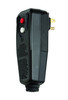 Tower Manufacturing 30434009 Auto-Reset 15 AMP Right Angle GFCI Plug, Black