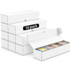 JPPSUJJ Trading Card Storage Box 10-Pack, 1000 Count Heavy Duty Corrugated Cardboard Box - Bulk Organizer for TCG,