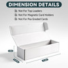 JPPSUJJ Trading Card Storage Box 10-Pack, 1000 Count Heavy Duty Corrugated Cardboard Box - Bulk Organizer for TCG,