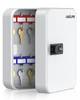 Uniclife 20 Position Key Cabinet with Combination Lock Resettable White Digital Security Storage Box Steel Key