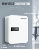Uniclife 20 Position Key Cabinet with Combination Lock Resettable White Digital Security Storage Box Steel Key