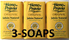 Heno de Pravia Natural Bath Soap 4oz (3 Soaps Total)