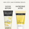 John Frieda Go Blonder Shampoo and Conditioner Set, Gradually Lightens Blonde Color Up, For Natural or Color-Treated