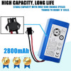 LAQUEENA 850T Battery Compatible with Proscenic 850T 850P Neatsvor X500 X520 X600 Ultenic D5 D5S Pro Series Robot