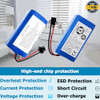 LAQUEENA 850T Battery Compatible with Proscenic 850T 850P Neatsvor X500 X520 X600 Ultenic D5 D5S Pro Series Robot