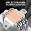 Thermalright Burst Assassin 120 SE ARGB CPU Cooler, 6 Heat Pipes Heatsink Cooler, 12cm PWM Fan CPU Air Cooler, AGHP