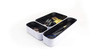Three by Three Seattle Metal Drawer Organizer Tray Set, 3-Pc, 1" Deep