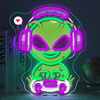 Gamerneon Alien Neon Sign For Men Game Room Sign Teen Boys Bedroom