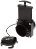 Valterra T50 3" Hub x 3" Bay with Cap Valve Assembly,Black