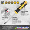 Magnetic Screwdrivers Set with Case, Amartisan 43-piece Includs Slotted, Phillips, Hex, Pozidriv,Torx and Precision