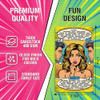 Pop Art Tarot Deck  78 Tarot Cards with Meanings on Them  Magnetic Gift Box  400 GSM Thick Cardstock  Easy Shuffle