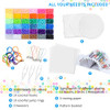 Quefe 36 Colors 11800pcs 5mm Fuse Beads Craft Kit Melting Beads Set