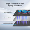 IdeaFormer-3D X1C P1S P2S A1 PEI Sheet for Bambu Lab 257x257mm, Smooth+Textured X2D P2S PEI Build Plate Flexible