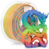 iSANMATE PLA+ 3D Printer Filament, Pla Filament 1.75mm Rainbow PLA, Color Change Filament Dimensional Accuracy +/-