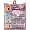 Nuritus 12 Year Old Girl Gifts, Gifts for 12 Year Old Girl Blanket