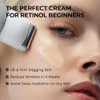 [SKIN&LAB] Retinol Lifting Roller Cream with Massage applicator, Vegan Anti Aging Face and Neck Cream for Reduce