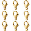 100PCS Lobster Claw Clasps 12mm Stainless Steel Clasps for Jewelry Making