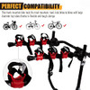 ASENDIWAY 6Pcs/Set Bike Rack Hitch Mount Bicycle Car Bike Rack Strap Replacement Cradles Cargo Carrier Spare Hooks