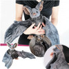 Enivtfz 12" Large Bat Plush Toys, Creepy Goth Bat Stuffed Animal Lifelike Bats Plushie Doll Gothic Bat Soft Hugging