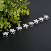 Yantu 10 Pcs Flower Hair Pins for Women Girls Crystal Hair Spirals Pins Twister Coil Clip Accessories