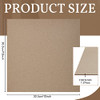 Lewtemi 20pcs Bookboard, Chipboard for Book Binding, 12 x 12''50pt, Gray
