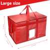 XXXL Large Collapsible Insulated Cooler Bags with Zipper Closure, Reusable Grocery Shopping Bag Keep Food Hot or