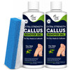 Tea Tree Callus Remover Gel for Dry Cracked Feet, Hard Calluses & Dead Skin