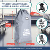 Bramble Stroller Travel Bag for Airplane | Oxford Fabric, Waterproof, Padded Adjustable Strap Up to 45" H x 13" D x