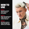 Slick Gorilla Hair Styling Powder Gift Set for Men with Comb, 0.70 oz